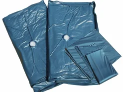 Beliani Vesisanky Nahka Pyorea Musta 180 X 200 Cm Laval Store