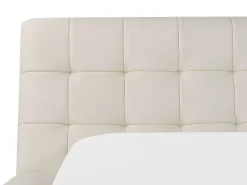 Beliani Vesisanky Nahka Valkoinen 180 X 200 Cm Lille Sale