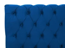 Beliani Vesisanky Sametti Laivastonsininen 180 X 200 Cm Avallon Fashion