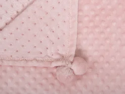 Beliani Viltti 200 X 220 Cm Vaaleanpunainen Samur Best