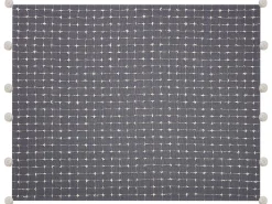 Beliani Viltti Puuvilla Harmaa 125 X 150 Cm Yasam Sale