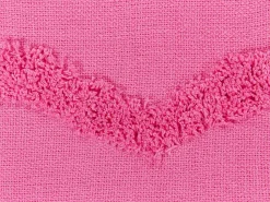 Beliani Viltti Puuvilla Vaaleanpunainen 125 X 150 Cm Khari Outlet