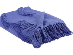 Beliani Viltti Puuvilla Violetti 125 X 150 Cm Khari Outlet