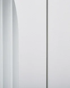 Beliani Vitriinikaappi Teras 2 Ovea 2 Hyllya Valkoinen Sarre Shop