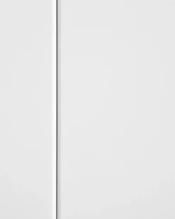 Beliani Vitriinikaappi Teras 3 Ovea 2 Hyllya Valkoinen Newport Flash Sale