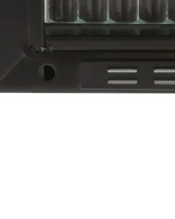 Beliani Vitriinikaappi Teras 2 Ovea 2 Hyllya Musta Sarre Best