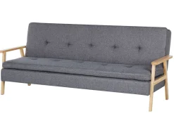 Beliani Vuodesohva Kankainen Harmaa Tjorn Hot
