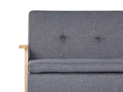 Beliani Vuodesohva Kankainen Harmaa Tjorn Hot