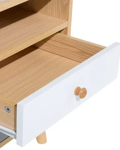 Beliani Yopoyta 2 Laatikkoa Vaalea Puu Fargo Store