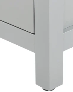 Beliani Yopoyta 2 Laatikkoa Vaaleanharmaa/Vaalea Puu Clio Online