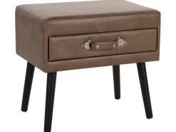 Beliani Yopoyta Keinonahka Laatikko Ruskea Eurostar Best Sale