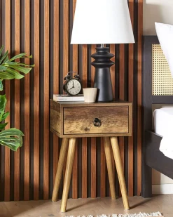 Beliani Yopoyta Laatikko Tumma Puu Batley Hot