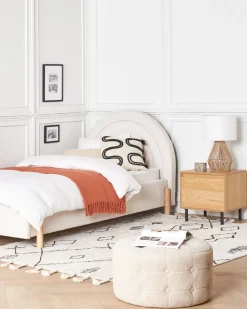 Beliani Yopoyta Laatikko Vaalea Puu/Musta Nikea New