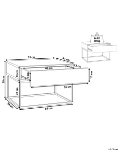 Beliani Yopoyta Laatikko Vaaleanharmaa Cairo Cheap