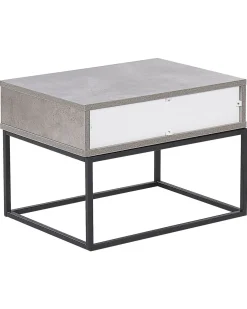 Beliani Yopoyta Laatikko Vaaleanharmaa Cairo Cheap