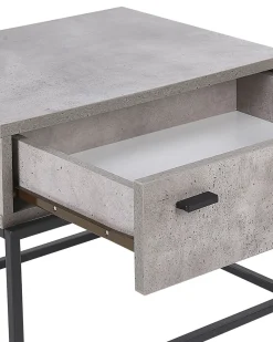 Beliani Yopoyta Laatikko Vaaleanharmaa Cairo Cheap