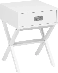 Beliani Yopoyta Laatikko Valkoinen Monroe Cheap