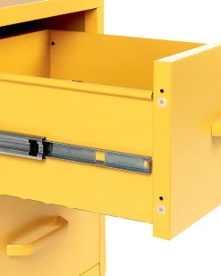 Beliani Yopoyta Teras 2 Laatikkoa Keltainen Malavi Hot