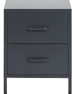 Beliani Yopoyta Teras 2 Laatikkoa Tummanharmaa Malavi Flash Sale